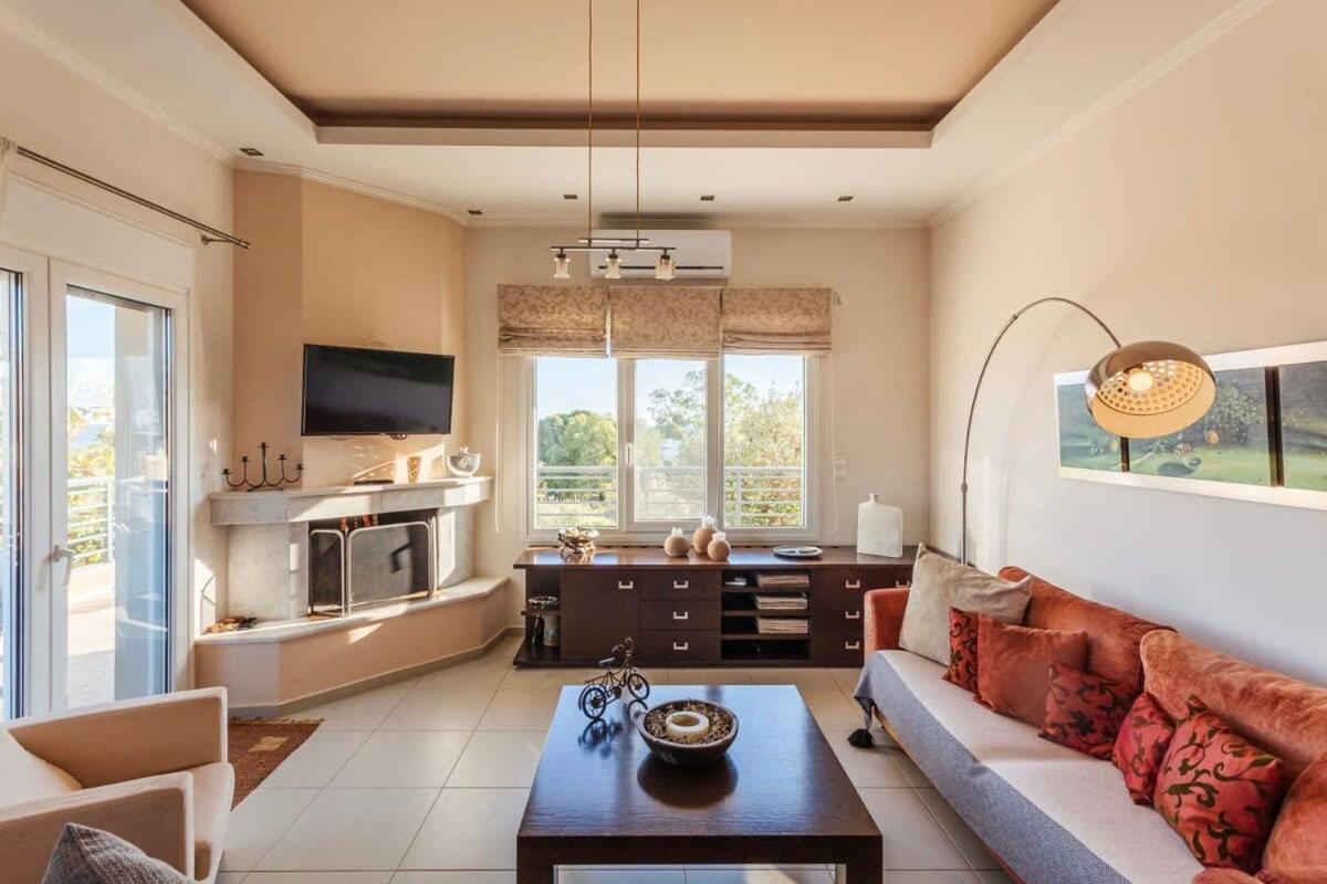 Navarino Captains Villa - Lux Private Pool Retreat ماراثوبوليس المظهر الخارجي الصورة
