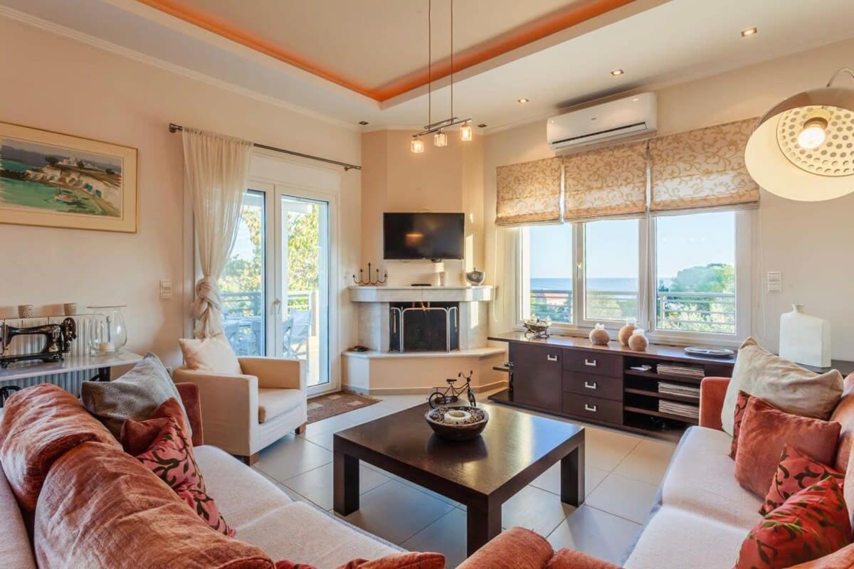 Navarino Captains Villa - Lux Private Pool Retreat ماراثوبوليس المظهر الخارجي الصورة