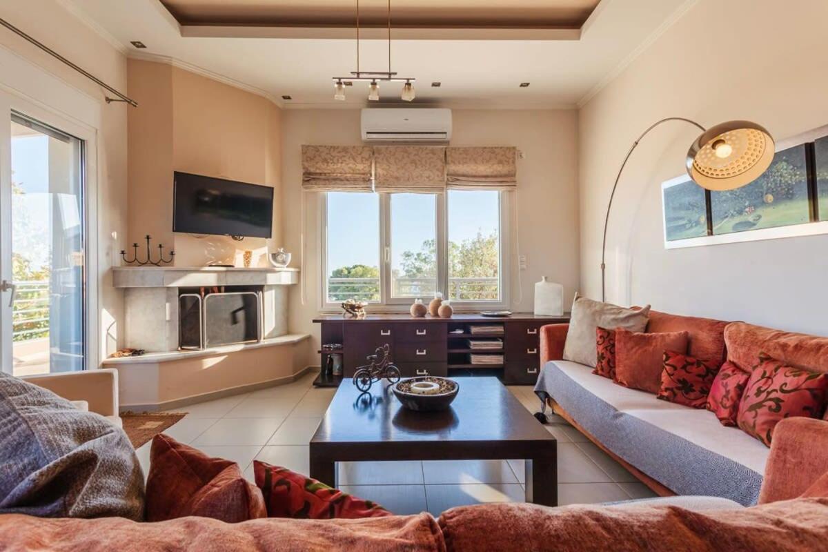 Navarino Captains Villa - Lux Private Pool Retreat ماراثوبوليس المظهر الخارجي الصورة