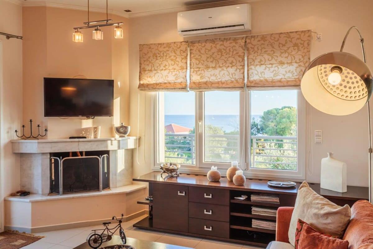 Navarino Captains Villa - Lux Private Pool Retreat ماراثوبوليس المظهر الخارجي الصورة