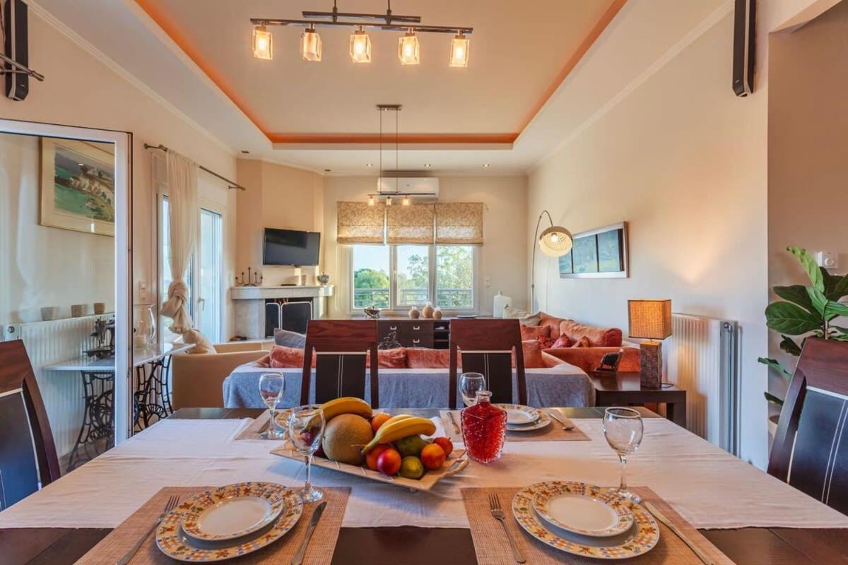 Navarino Captains Villa - Lux Private Pool Retreat ماراثوبوليس المظهر الخارجي الصورة