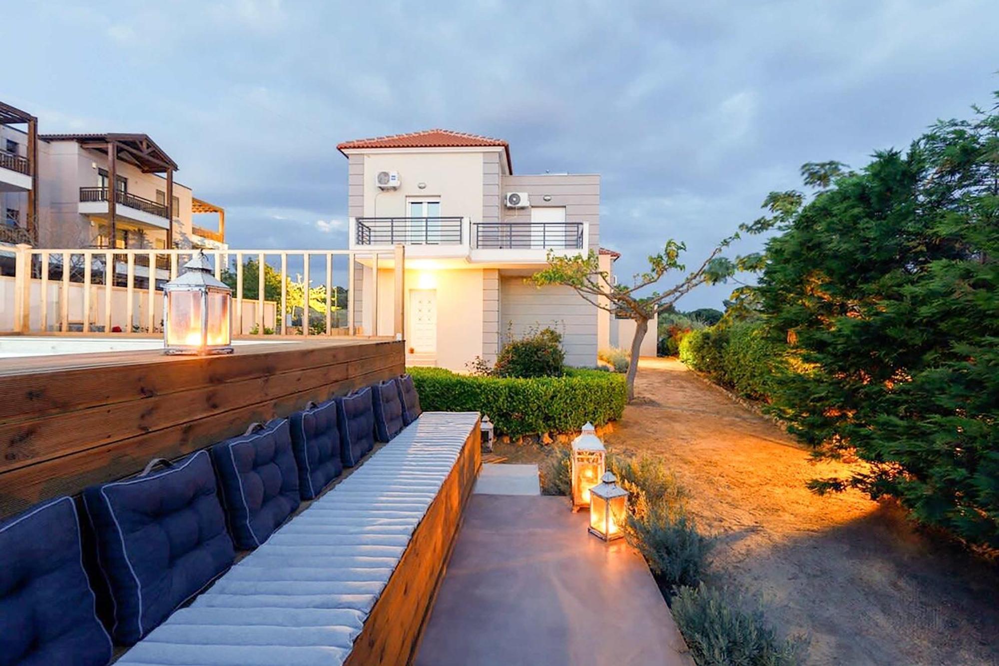 Navarino Captains Villa - Lux Private Pool Retreat ماراثوبوليس المظهر الخارجي الصورة