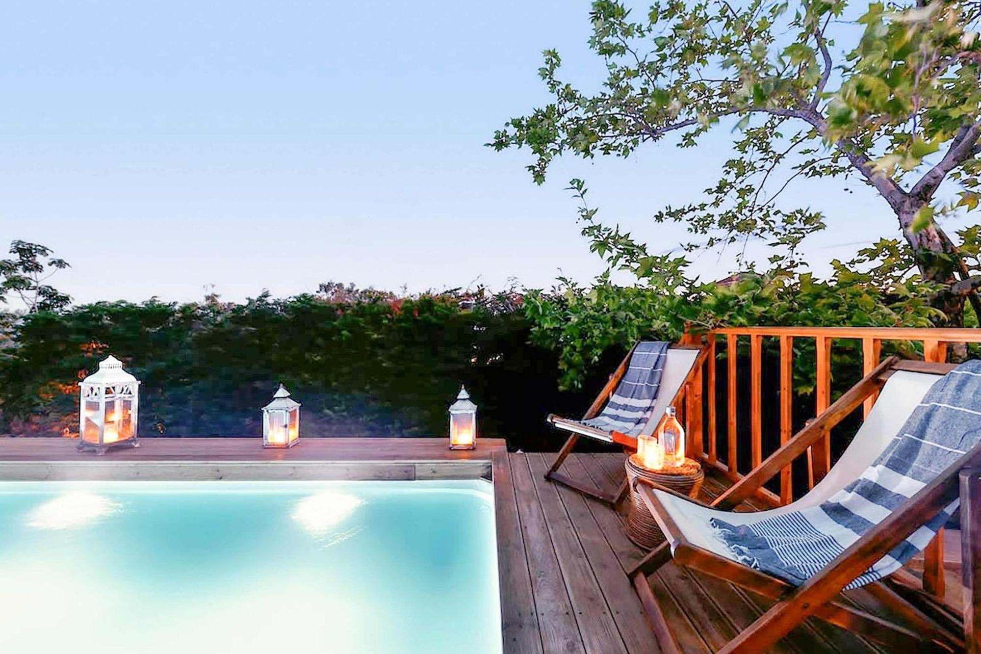Navarino Captains Villa - Lux Private Pool Retreat ماراثوبوليس المظهر الخارجي الصورة