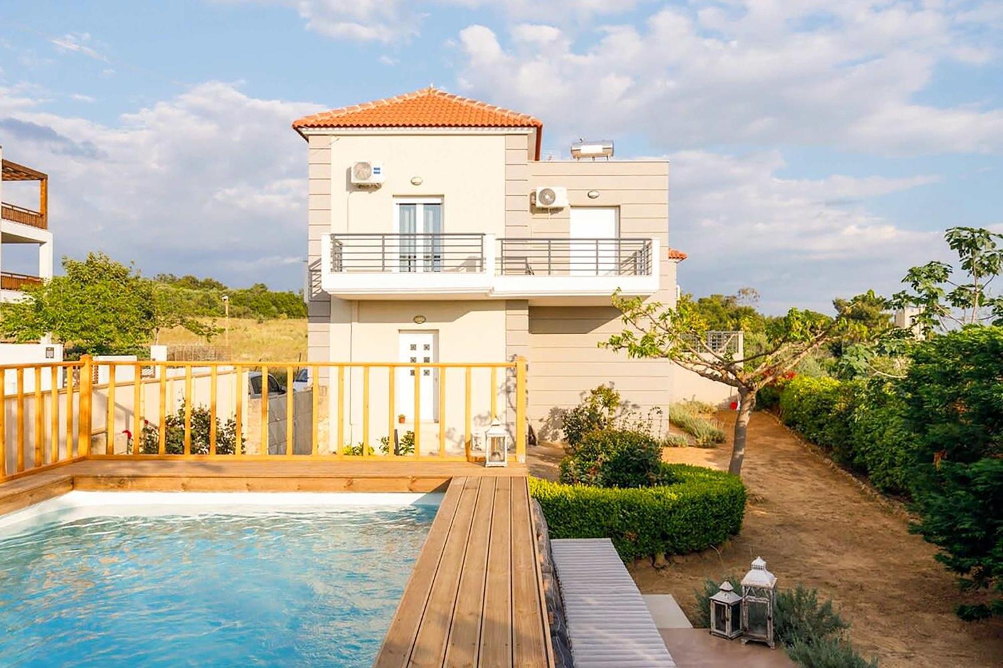 Navarino Captains Villa - Lux Private Pool Retreat ماراثوبوليس المظهر الخارجي الصورة